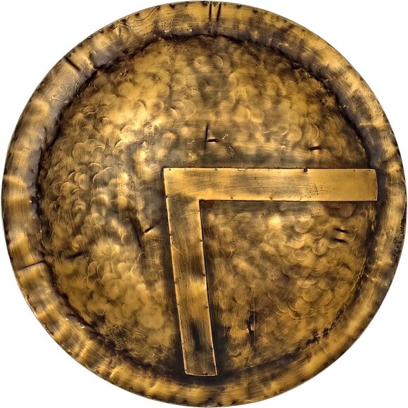 Exquisite 24'' Wall-Mount Spartan Shield - Perfect for Costume & Decoration